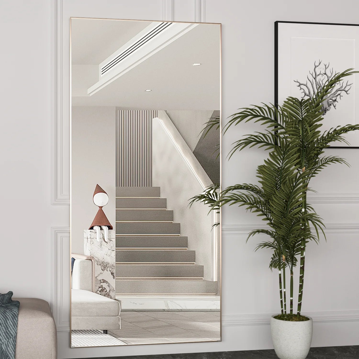 Sleek Full-Length Mirror