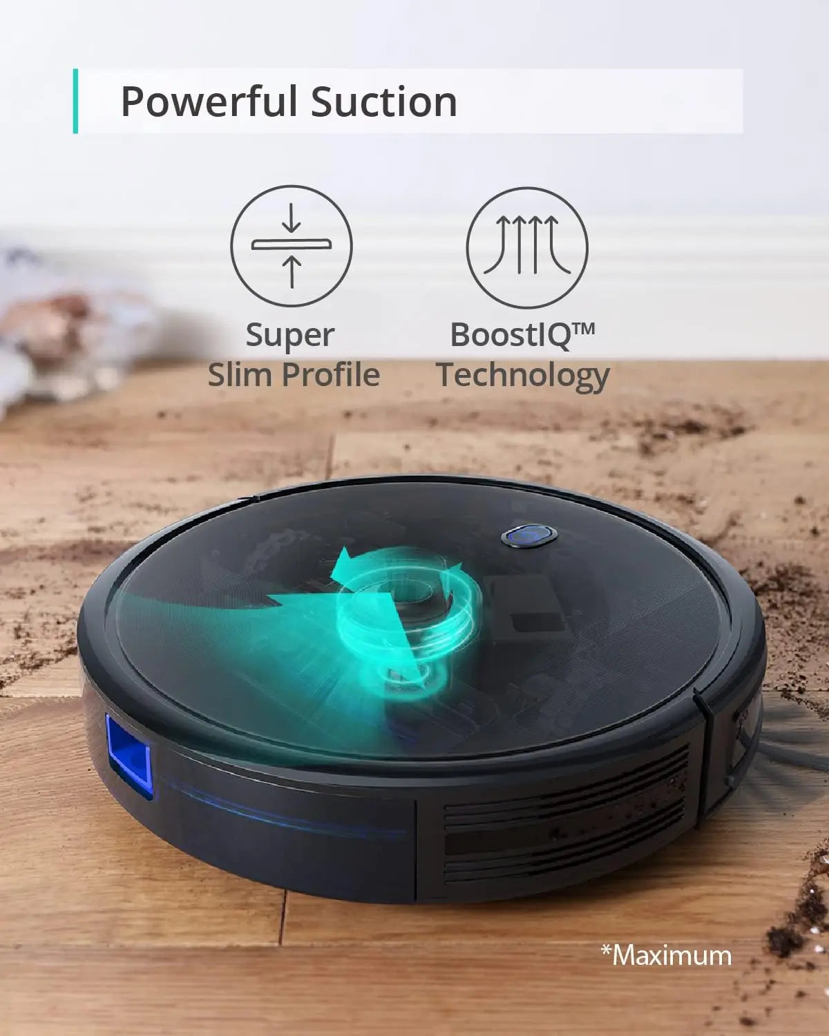 Quiet Home Robot Vacuum
