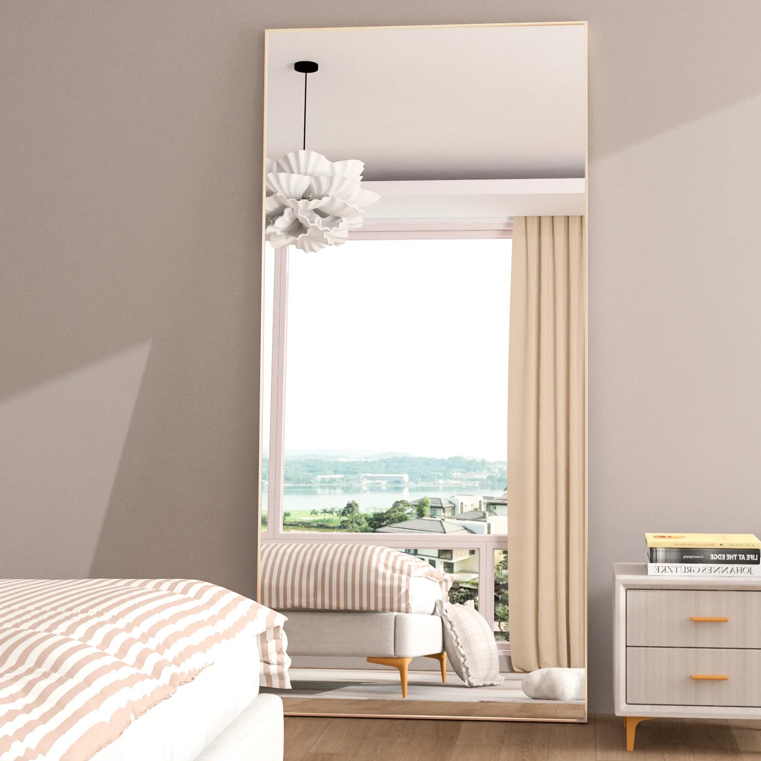 Sleek Full-Length Mirror